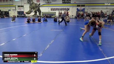 100 lbs Round 2 (8 Team) - Alexis Sexton, Benton Community vs Piper Madren, Grinnell