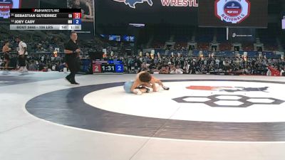 106 lbs Champ. Rd Of 32 - Sebastian Gutierrez, California vs Joey Cady, Minnesota