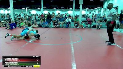 120 lbs Round 1 (4 Team) - Adler Hofer, Xtreme Team White vs Victor Matos, U2 Upstate Uprising