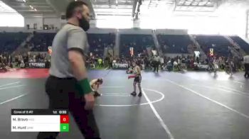 52 lbs Consi Of 8 #2 - Matthew Bravo, Misfits vs McCoy Hunt, Sanford Club Wrestling