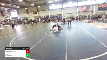 130 lbs Semifinal - Ryder Martyn, Durango WC vs Steven Robles, Aces Wr Ac