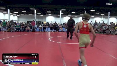 97 lbs Placement Matches (16 Team) - Bronson Matthews, West Virginia vs Louis Kennedy, New York