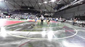 Girls 3A 110 lbs Cons. Round 4 - Hailey Richmond, Sedro-Woolley (Girls) vs Mariana Andrews, Thomas Jefferson (Girls)