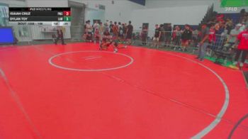 106 lbs Cons. Round 3 - Dylan Toy, LAWC vs Isaiah Cruz, Pounders Wrestling Club