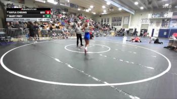 100 lbs Cons. Round 5 - Mary Frey, Fountain Valley vs Kayla Cheung, Northwood