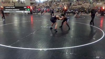 171 lbs Semifinal - Nehemiah Roberts, Iron Knights vs Logan Allen, Sumner County Wrestling Club