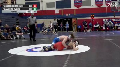 127 lbs Final - Auston Kosanovic, Avonworth vs Cameron Baker, Burrell
