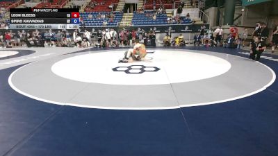 175 lbs Champ. Rd Of 128 - Leon Bleess, California vs Spiro Kavvadias, New York