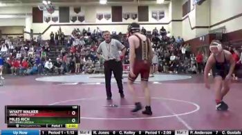 138 lbs Round 2 - Miles Rich, Des Moines Lincoln vs Wyatt Walker, Union, LaPorte City