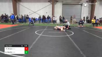 91 lbs Prelims - Nathan Braun, Buxton vs Gavin Martin, Shore Thing