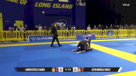 Jelyn Michelle Waltz vs Lauren Estelle Sacks 2025 Pan IBJJF Jiu-Jitsu No-Gi Championship