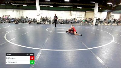 80 lbs Consi Of 16 #1 - Carter Marsh, IN vs Joshua Schaub, TX