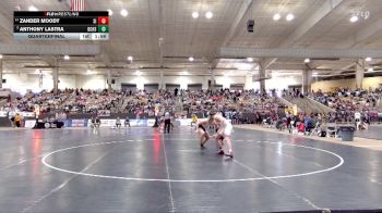 A 215 lbs Quarterfinal - Anthony Lastra, David Crockett High School vs Zander Moody, Signal Mountain High School