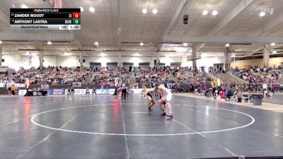 A 215 lbs Quarterfinal - Anthony Lastra, David Crockett High School vs Zander Moody, Signal Mountain High School