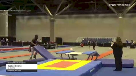 Justice Solano - Double Mini Trampoline, So Cal TTC - 2021 USA Gymnastics Championships