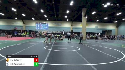 174 lbs Round Of 32 - Louis Butler, Rowan vs Derrick Andolsek, Akron