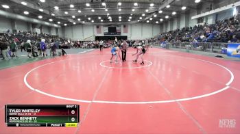 118 lbs Round 2 (3 Team) - TYLER WHITELEY, Burnt Hills Sr HS vs Zack Bennett, Horseheads Sr HS