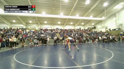 144B lbs Champ. Rd Of 16 - Tyus Kimbrough, Westlake vs Ashton Greer, Mountain Crest