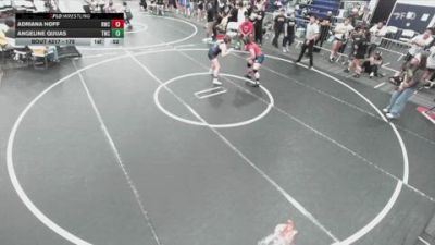 170 lbs Cons. Semi - Angeline Quijas, Threshold Wrestling Club vs Adriana Hoff, Reign Wrestling Club