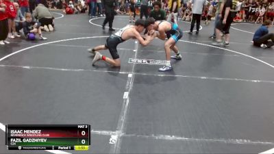 120 lbs Round 2 - Isaac Mendez, Reverence Wrestling Club vs Fazil Gadzhiyev, C2X