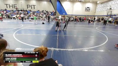 44 lbs Quarterfinal - Blaine Anderson, Grantsville Wrestling Club vs Lyam Mckee, Uintah Wrestling