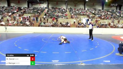 75-80 lbs Rr Rnd 2 - Micah Daniel, Rabbit Wrestling Club vs Jacob Metzger, Georgia