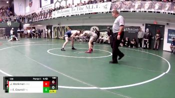 138 lbs Champ. Round 1 - Elijah Council, Toledo Whitmer vs Justin Workman, Westerville North