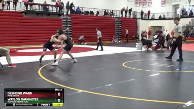 138 lbs Cons. Round 2 - Waylon Daughetee, Dubuque Hempstead vs Desmond Ward, Maquoketa