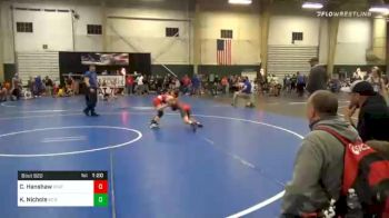 85 lbs Quarterfinal - Carsen Hanshaw, Beatrice Wrestling Club vs Karson Nichols, SC Spider Claws