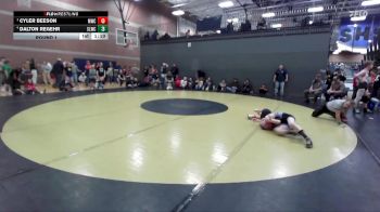 98 lbs Round 1 - Cyler Beeson, Middleton Wrestling Club vs Dalton Regehr, Sandpoint Legacy Wrestling Club