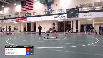 90 lbs Round 4 (6 Team) - JACKSON MAYBERRY, UNION COUNTY vs DANIEL BROWN, MIDWEST RTC