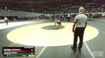 6A/5A Girls 105 Quarterfinal - Sienna Caruso, Crater Girls vs Sharnel Gonzalez, McKay Girls