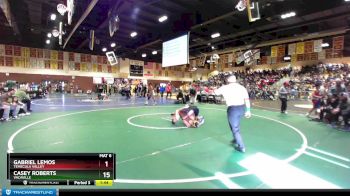 126 lbs Champ. Round 1 - Gabriel Lemos, Temecula Valley vs Casey Roberts, Vacaville