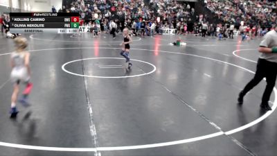 46-51 lbs Semifinal - Kollins Camino, Douglas Wrestling Club vs Olivia Nekolite, Pioneer Wrestling Club