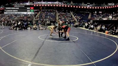 2A 144 lbs Champ. Round 1 - Boedi Kirkland, Newton-Conover High School vs Landon Smith, Ayden-Grifton High School