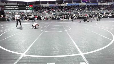 46 lbs Round Of 16 - Charlie Clanton, Nebraska Wr Ac vs Sawyer Williams, Potosi WC