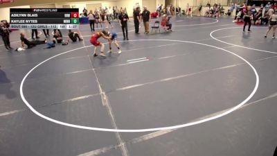 12U GIRLS - 126 lbs 3rd Place Match - Kaylee Nytes, Minnesota vs Adilynn Blais, Rum River Wrestling