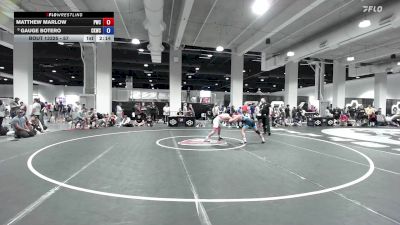 57 lbs Cons. Round 4 - Matthew Marlow, Pittsburgh Wrestling Club vs Gauge Botero, Cliff Keen Wrestling Club
