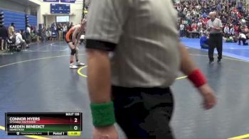 126 lbs Champ. Round 2 - Kaeden Benedict, Homestead vs Connor Myers, SYLVANIA SOUTHVIEW