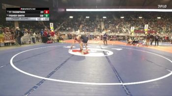 4A-144 lbs Champ. Round 1 - Fisher Smith, Campbell County vs Ty Thompson, Star Valley