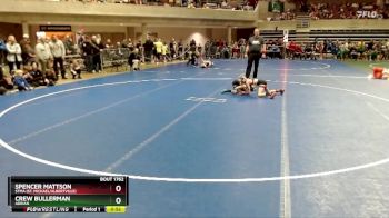 64 lbs Semifinal - Crew Bullerman, Adrian vs Spencer Mattson, STMA (St. Michael/Albertville)