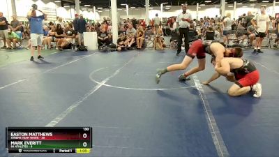 130 lbs Round 5 (6 Team) - Mark Everitt, 84 Athletes vs Easton Matthews, Xtreme Team White