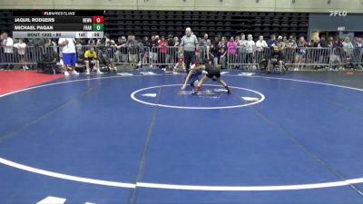 80 lbs Consi Of 8 #2 - Jaquil Rodgers, Newark vs Michael Pagan, Franklin