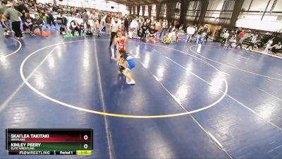 67 lbs Cons. Semi - Kinley Peery, Elite Wrestling vs Skai`Lea Takitaki, Westlake