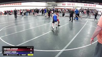 149 lbs Round 3 - Michael Garman, MWC Wrestling Academy vs Forrest Uhing, Border Bandits Wrestling