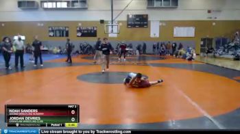 67 lbs Cons. Round 2 - Noah Sanders, Ascend Wrestling Academy vs Jordan Devries, Steelclaw Wrestling Club