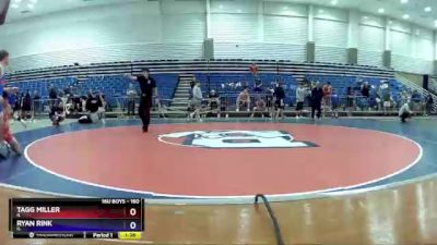 160 lbs Cons. Round 3 - Tagg Miller, IL vs Ryan Rink, IL
