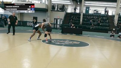 131 lbs 5th Place Match - Mason Harsch, Adrian College vs Sian Rogers, Manchester