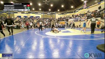 52 lbs Consolation - Nolan Elwell, Mustang Bronco Wrestling Club vs Beckett Rupp, Perry Wrestling Academy