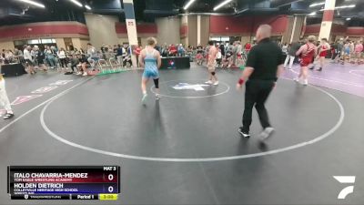 215 lbs Champ. Round 1 - Italo Chavarria-Mendez, Tom Eagle Wrestling Academy vs Holden Dietrich, Colleyville Heritage High School Wrestling